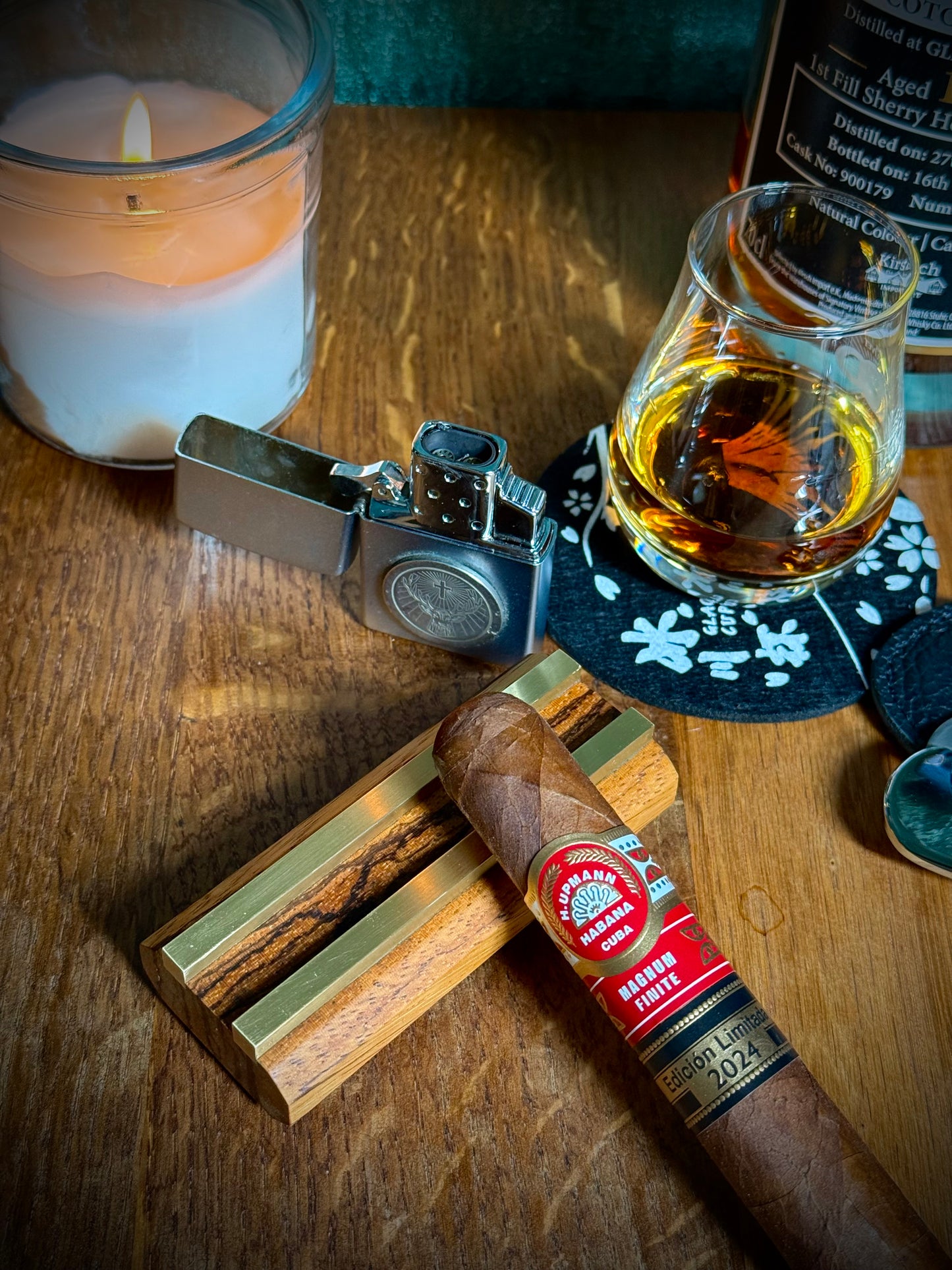Cigar Rest - Zebrano